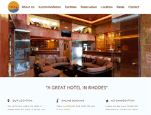 Tablet Screenshot of comfort-hotel.gr